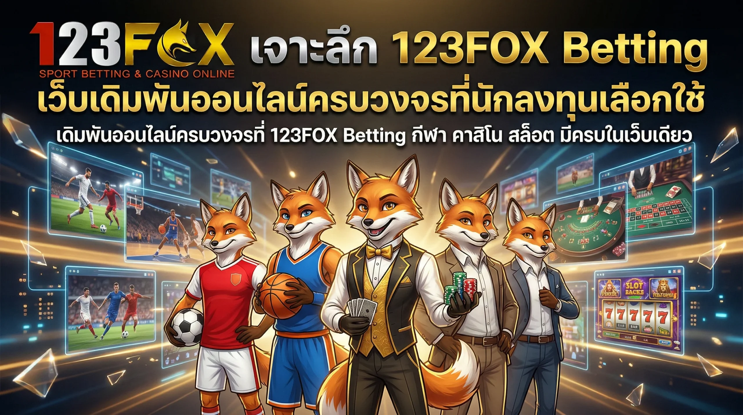 เจาะลึก 123FOX Betting เว็บเดิมพันออนไลน์ครบวงจรที่นักลงทุนเลือกใช้