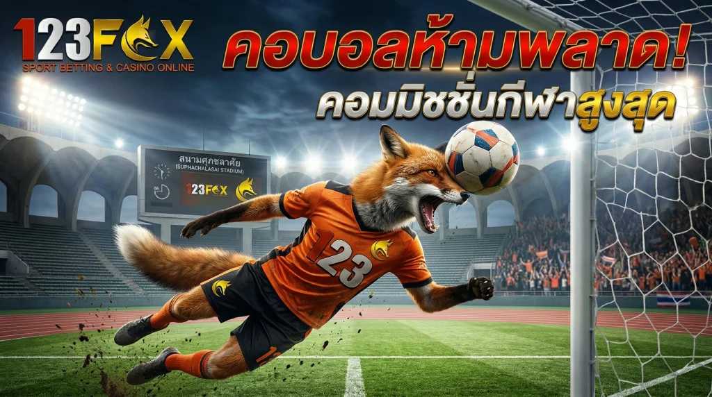 โปรโมชั่นแทงบอล 123FOX ค่าคอมมิชชั่นกีฬาสูงสุด