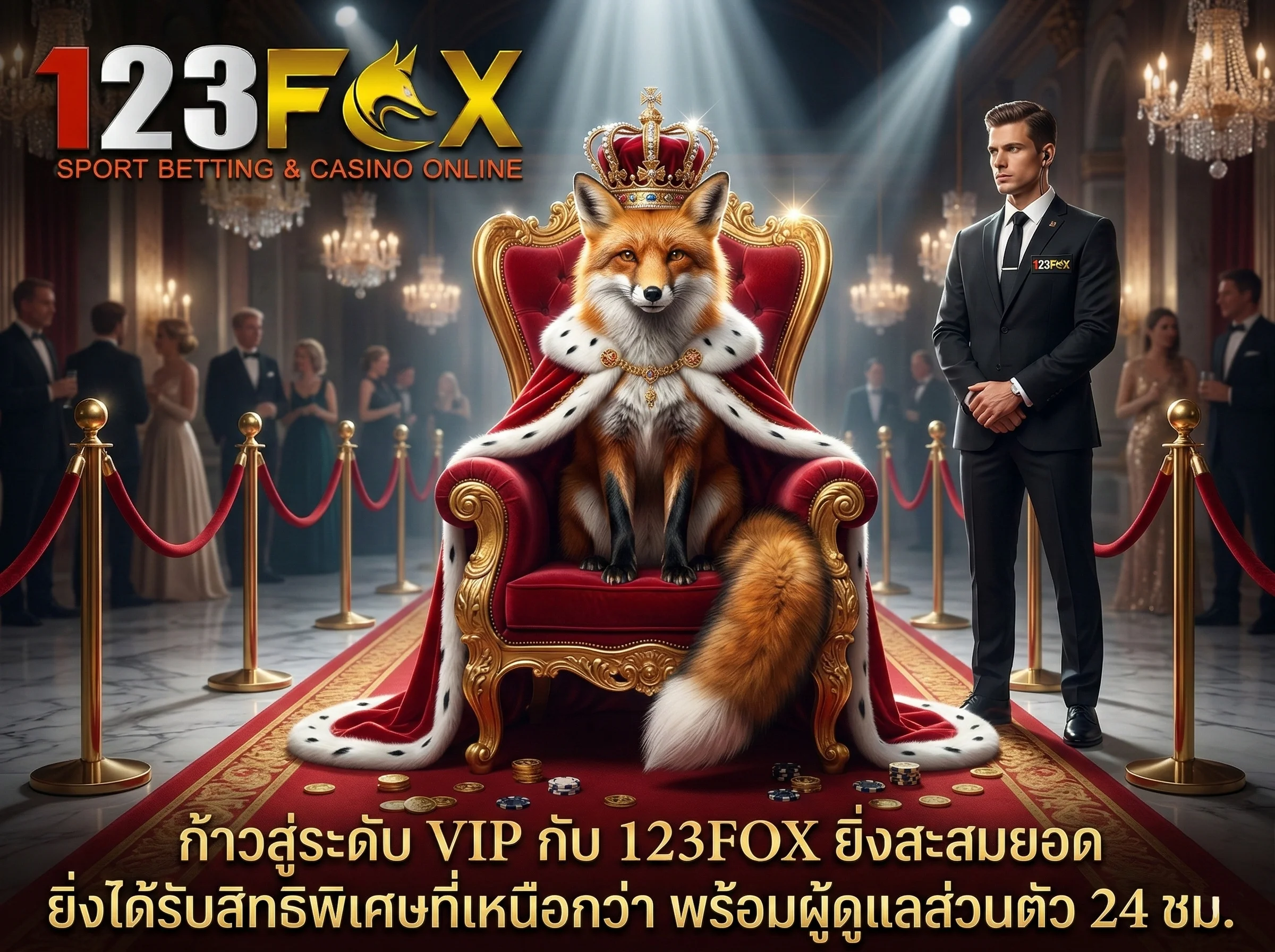 อัปเกรดสมาชิก VIP 23FOX รับสิทธิพิเศษและบริการระดับพรีเมียม