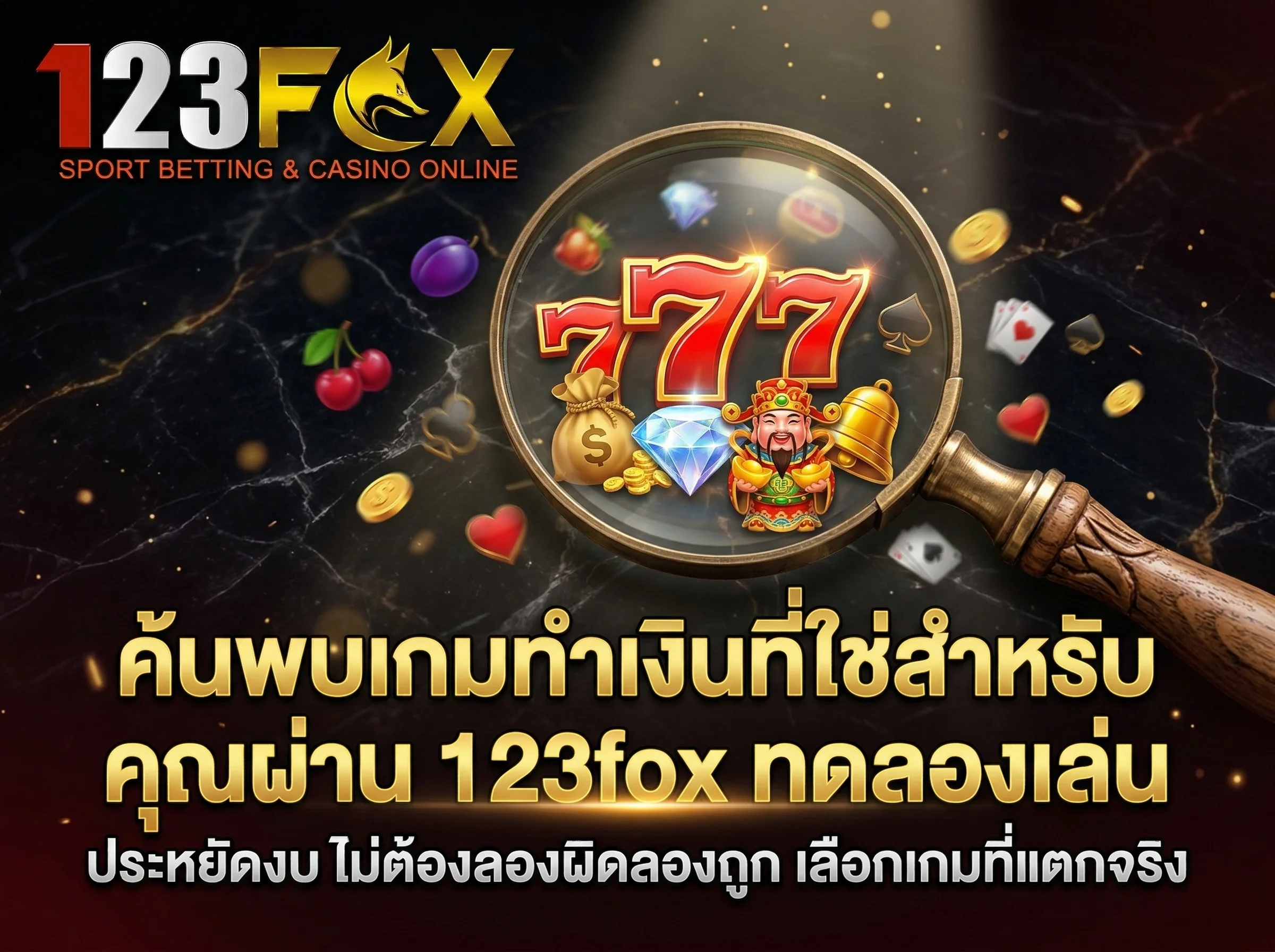 ประโยชน์ของการใช้โหมด 123fox ทดลองเล่น ก่อนเดิมพันจริง