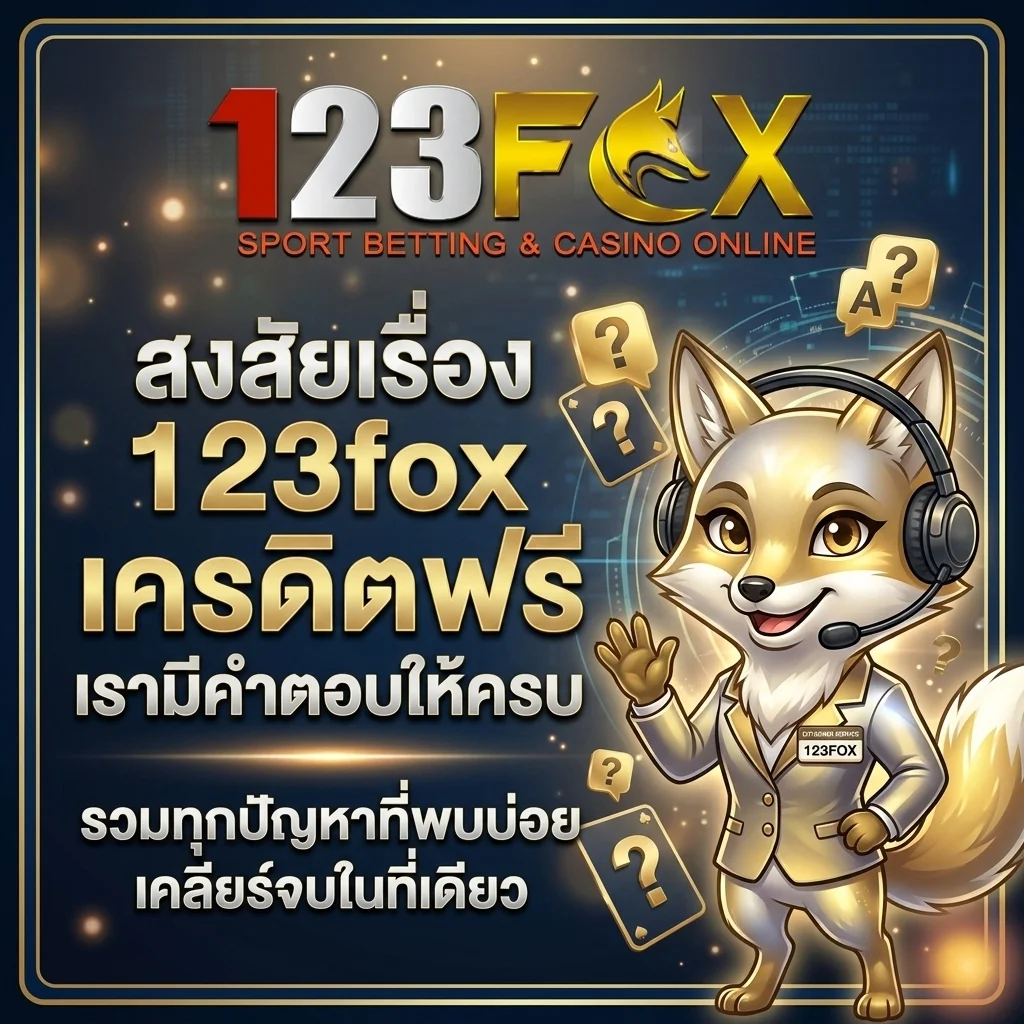 รวมคำถามที่พบบ่อยและวิธีแก้ปัญหาเกี่ยวกับ 123fox เครดิตฟรี