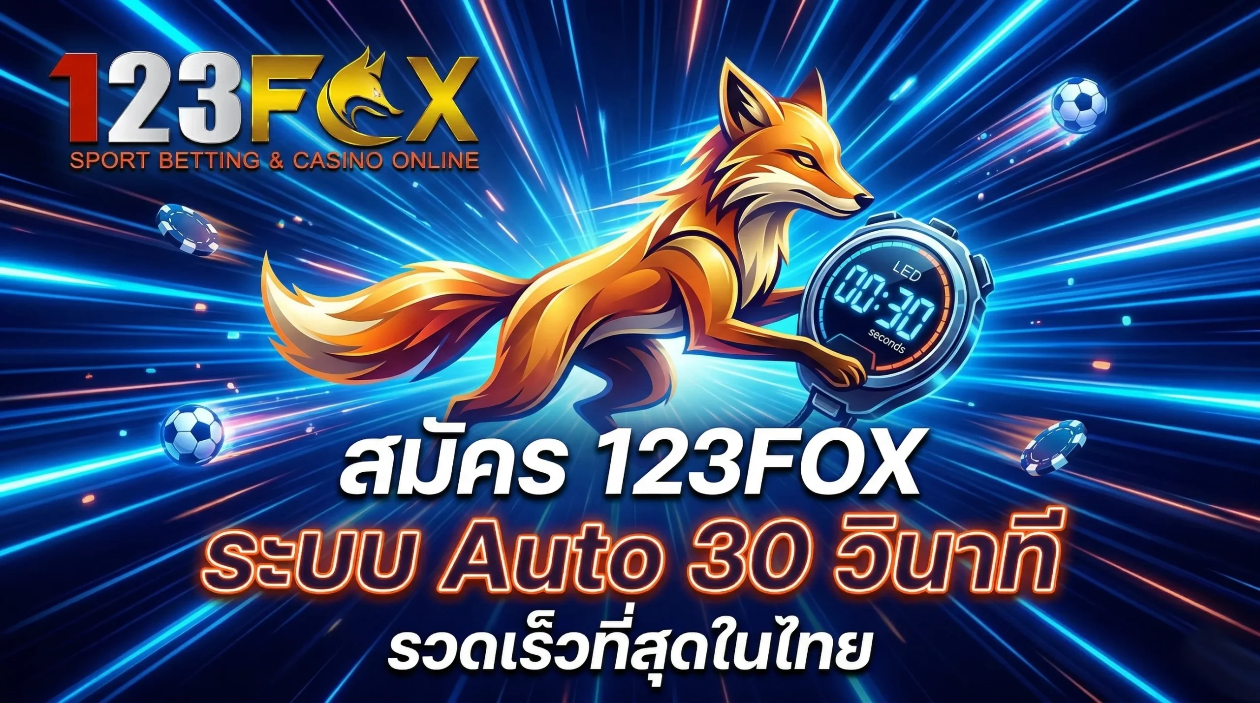 วิธีสมัคร 123FOX ด้วยระบบอัตโนมัติภายใน 30 วินาที สะดวกรวดเร็ว