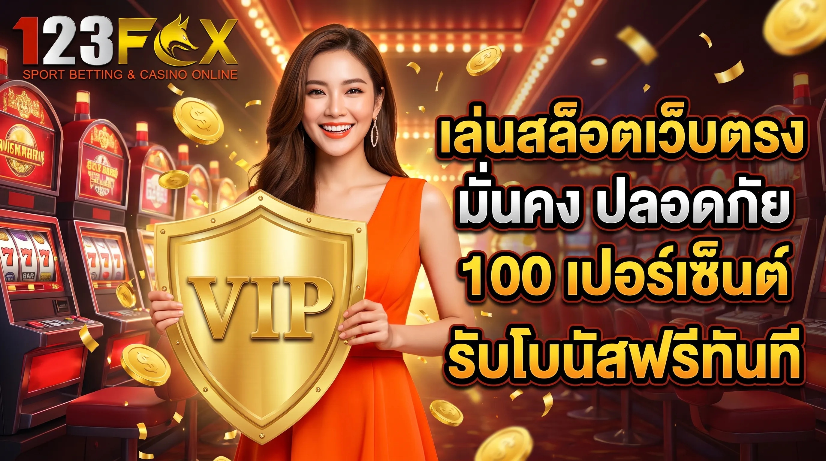 สล็อตเว็บตรง 123FOX ปลอดภัย มั่นคง