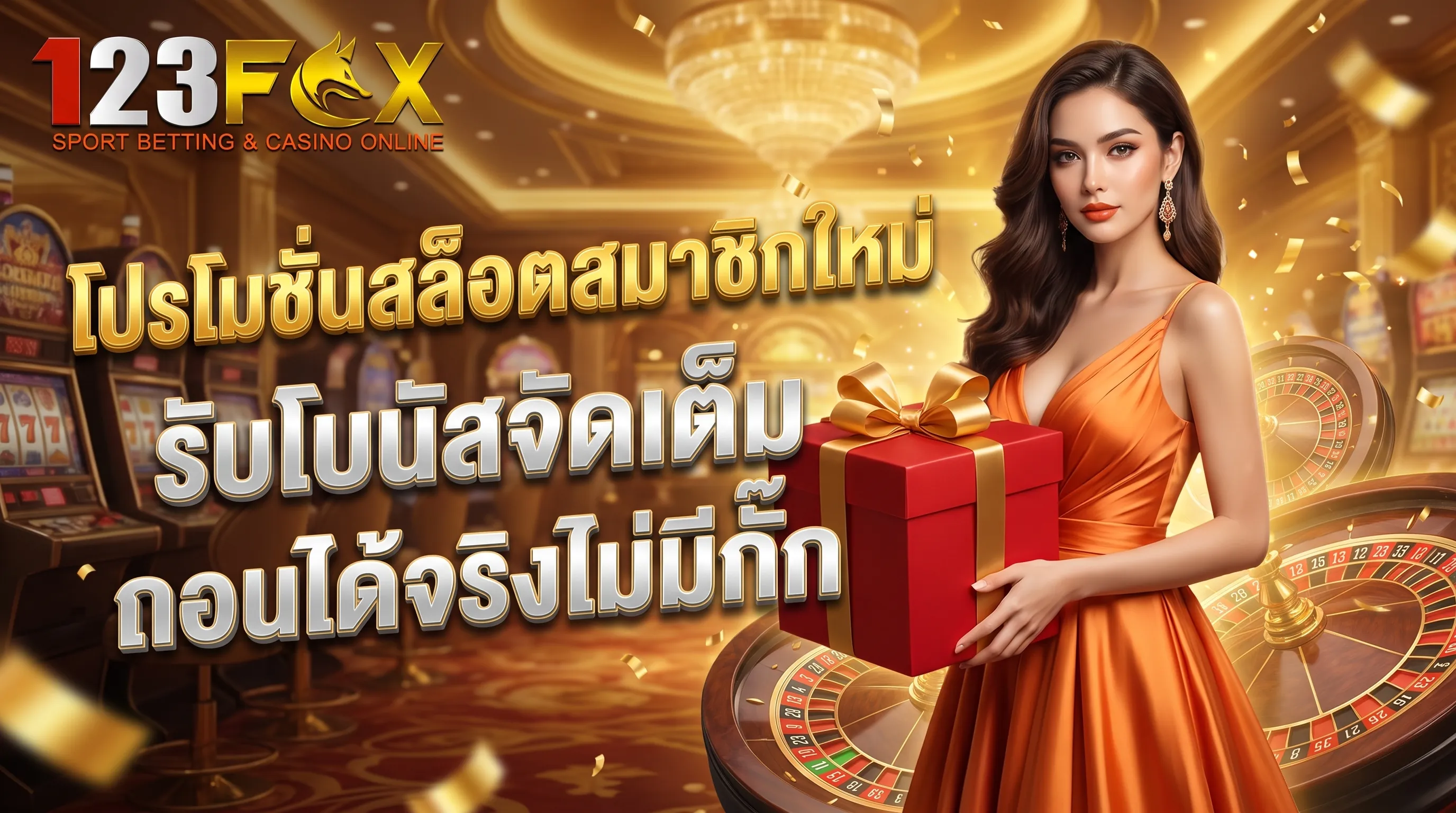โปรโมชั่นสล็อต 123FOX สำหรับสมาชิกใหม่
